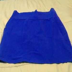 Blue skirt